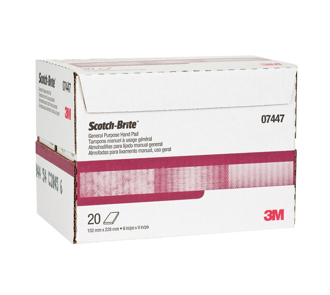 Nhám đánh rỉ sắt, làm bóng bề mặt kim loại Scotch-Brite™ General Purpose Hand Pad 3M 07447 